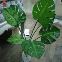 12Pcs Arificial Monstera Branch Home Decor Fake Turtle Leaves Plant Faux Leaf   142417792434